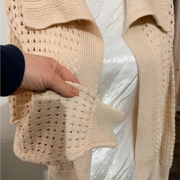 Universal Thread Beige Open-Knit Cardigan - Picture 4 of 8